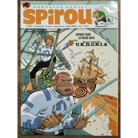 Spirou nº 3835 12 octobre 2011