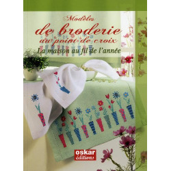 Modèles de broderie au point de croix : La maison au fil de l'année