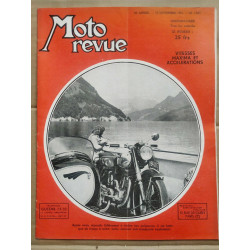 Moto Revue n 1058 Vitesses maxima et accélérations 10 Novembre 1951