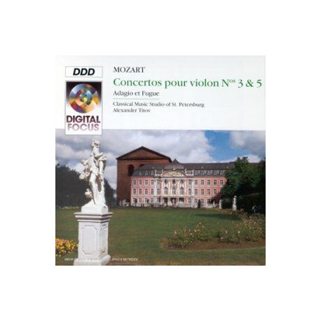 Concertos pour Violon N 3 et 5Adagio Et Fugue [Import Anglais]