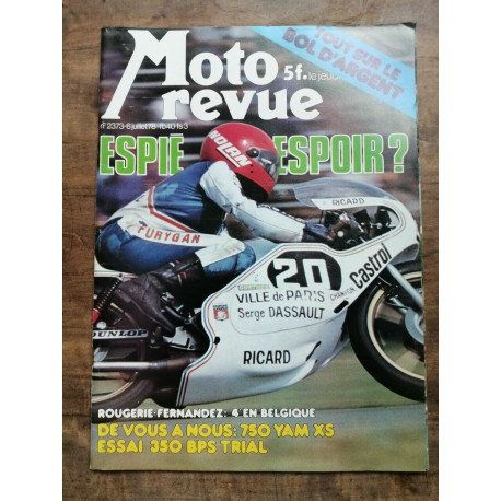 Moto Revue Nº 2373 6 Juillet 1978