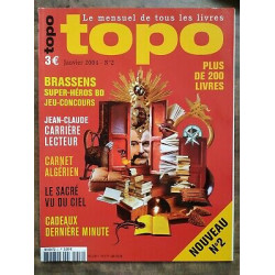 Topo Nº 2 Le mensuel de tous les livres Janvier 2004