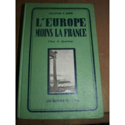 Collection baron L'Europe moins la france classe de quatrièmee