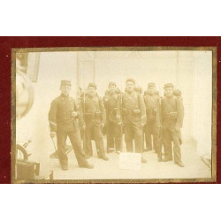 Ancienne photo de la 3eme Escouade du 21e Manoeuvres Militaires