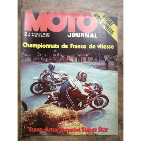 Moto journal Nº 97 21 Décembre 1972