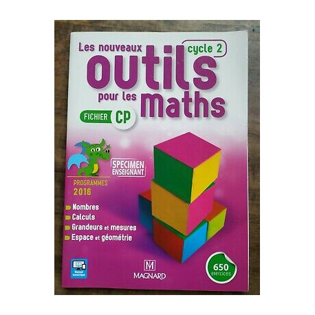 Les Nouveaux outils pour Les Maths Cycle 2 Fichier CP programmes