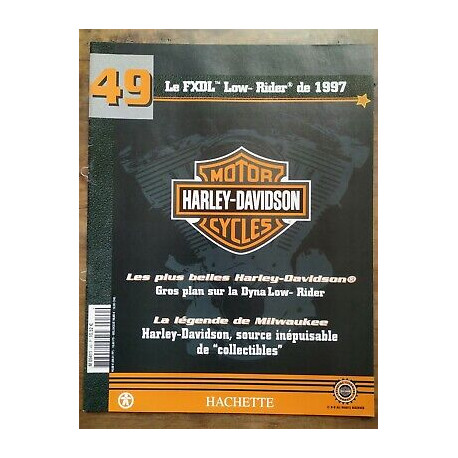 Le FXDL Low Rider de 1997 harley davidson Motorcycle Nº49 hachette...