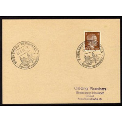 Allemagne n 706 Yv. cachet WW2 RAVENSBURG WEINGARTEN Timbre...