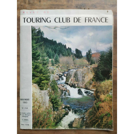 Revue du Touring club de France n744 Novembre 1963