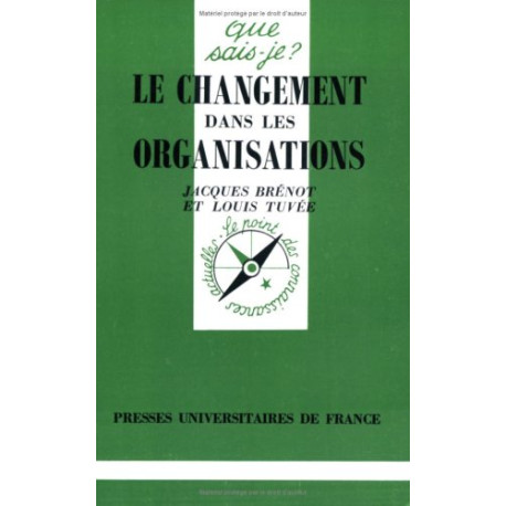 Le changement dans les organisations