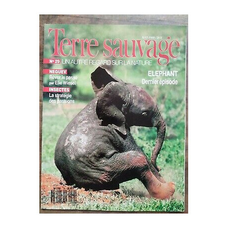 Terre Sauvage n29 Mai 1989 Elephant Dernier épisode