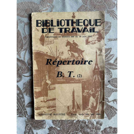 Bibliothèque de Travail n°466