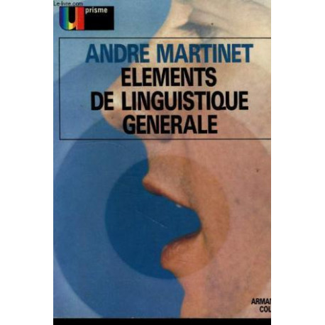 Elements de linguistique générale