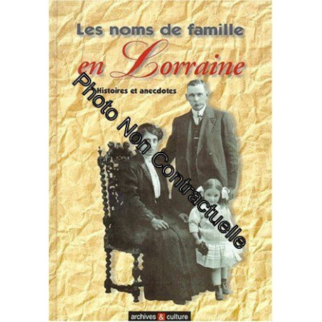 Les noms de famille en Lorraine