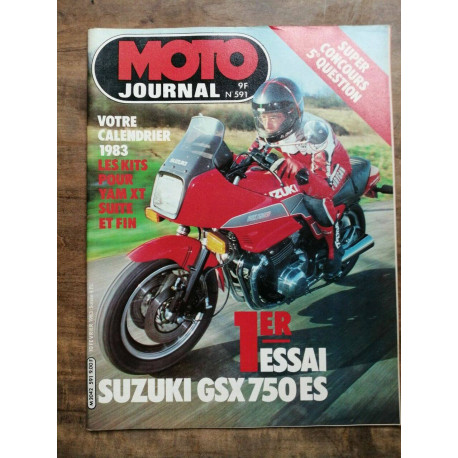 Moto Journal Nº 591 10 Février 1983