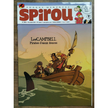 Spirou nº 3836 19 octobre 2011