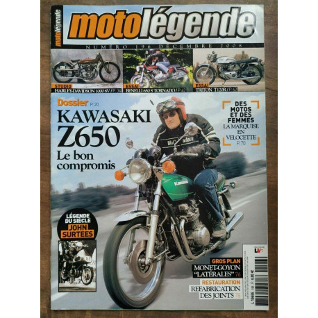 Moto Légende Nº 196 Décembre 2008