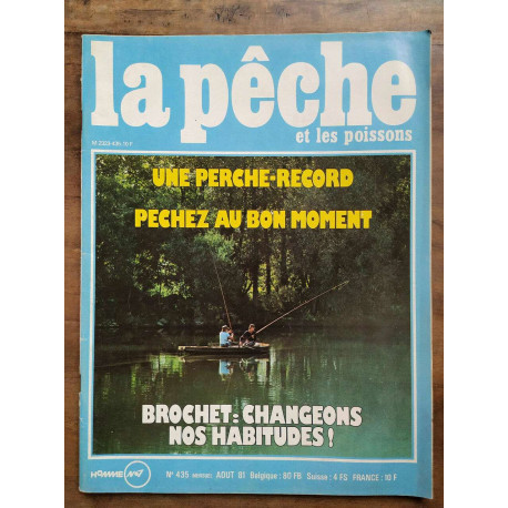 La pêche et les poissons n435 Août 1981