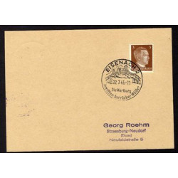 Allemagne n 706 Yv. cachet WW2 EISENACH 2 Timbre Allemand Hitler...