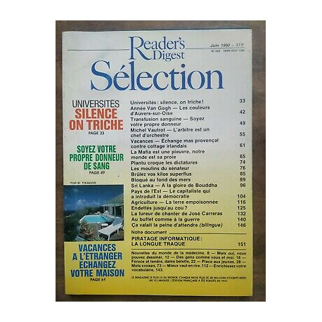 Reader's Digest Sélection Nº 520 Juin 1990