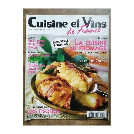 Cuisine et Vins de France Nº 84 Février mars 2002