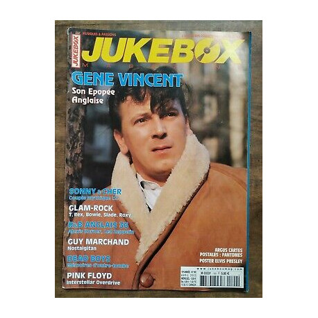 Jukebox Magazine Nº190 Avril 2003 Gene Vincent