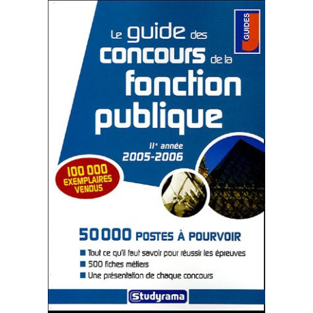 Le guide des concours de la fonction publique