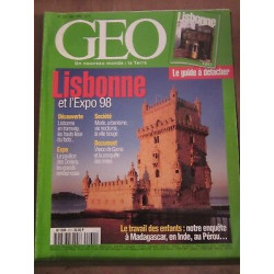 geo un nouveau monde la Terre n231 mai 1998 Lisbonne et l'Expo 98