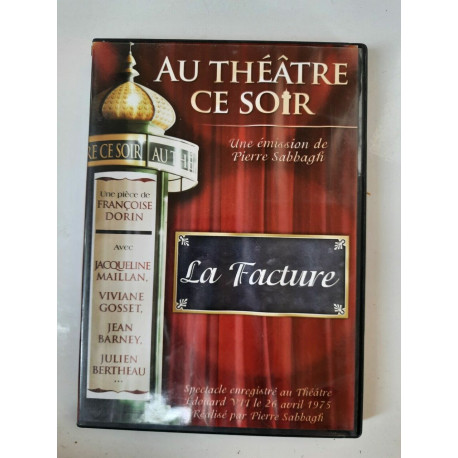 DVD - Au Théâtre ce Soir La Facture