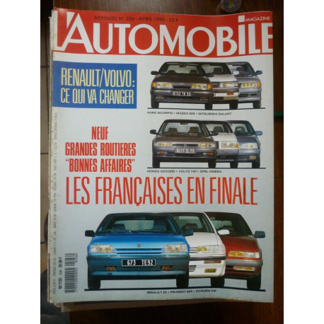 n526 Les Françaises en finale mensuel Avril 1990