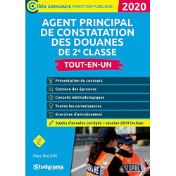 Agent principal de constatation des douanes de 2e classe...