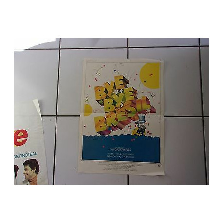 affiche 55 x 39 cms film BYE BYE BRESIL Carlos Diegues