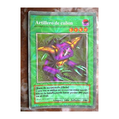 Artillero de Canon 76 YU-GI-OH