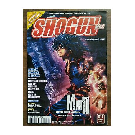 Shogun Mag Nº 1 Mind sombre violent sans limite Octobre 2006