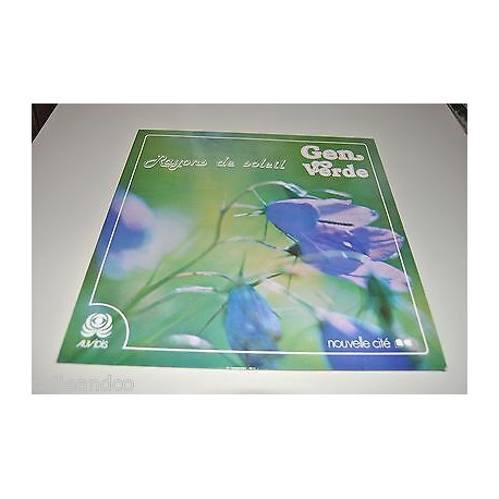 Vinyle 12 30cm GEN VERDE RAYONS DE SOLEIL Auvidis AV 4401 Paroles