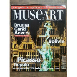 Muséart n64 Octobre 1996 Bruges Gand Anvers Carte et Guide Pratique