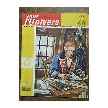 Tout l'Univers Nº 58 hachette 28 Novembre au 5 Décembre 1962