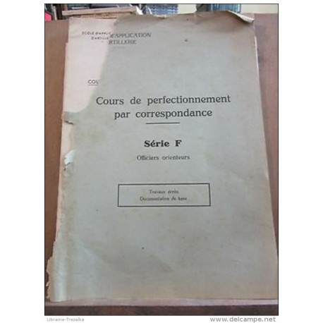 Cours de Perfectionnement Série F