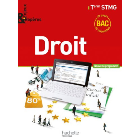 Enjeux et Repères Droit Terminale STMG - Livre élève grand format...