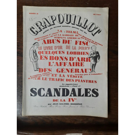 Le Crapouillot Nº 28 Scandales 1955