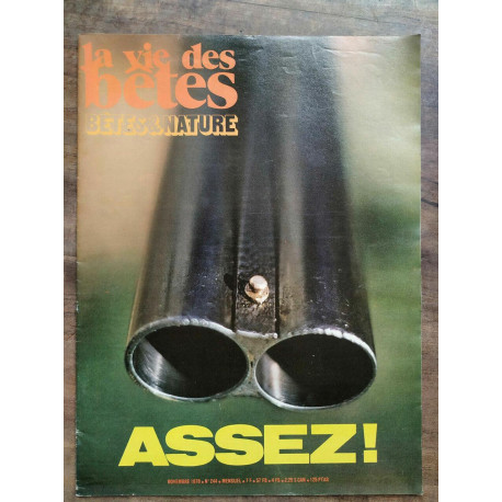 La vie des bêtes n244 Novembre 1978 assez