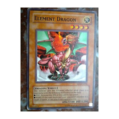 Element Dragon SDJ-EN008 YU-GI-OH