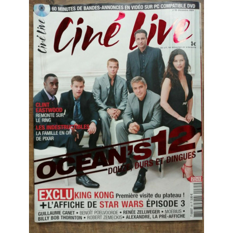 Ciné Live n85 Ocean's 12 Décembre 2004