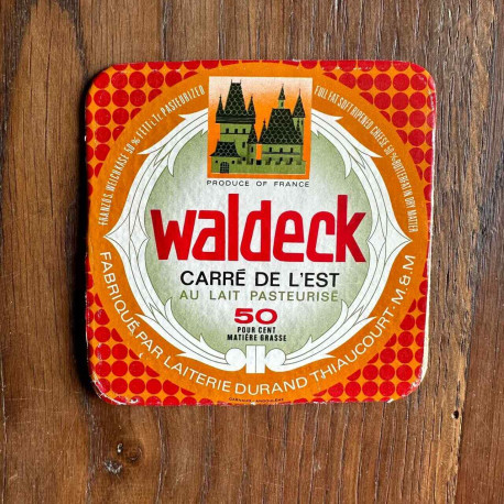 Waldeck CARRE DE L'EST AU LAIT PASTEURISE