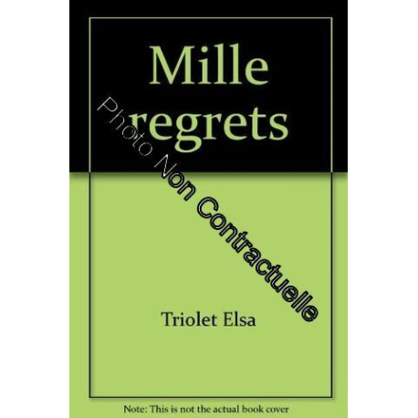 Mille regrets nouvelles