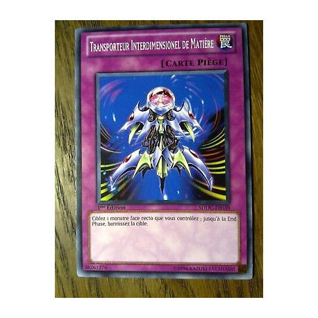 Transporteur Interdimensionel de Matière - SDDC-FR039 Yu-Gi-Oh