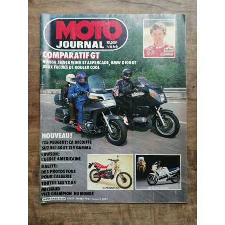 Moto Journal Nº 666 13 Septembre 1984