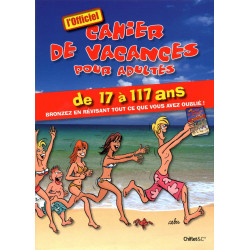 Cahier de vacances pour adultes