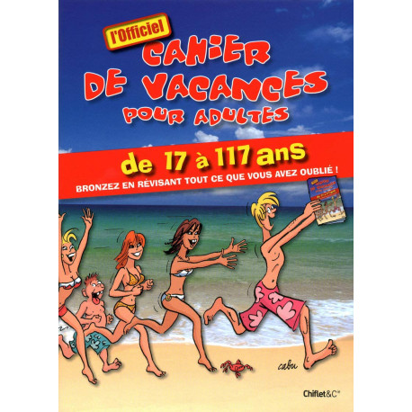 Cahier de vacances pour adultes