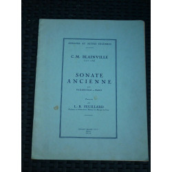 blainville Sonate ancienne pour violoncelle et piano transcrite...